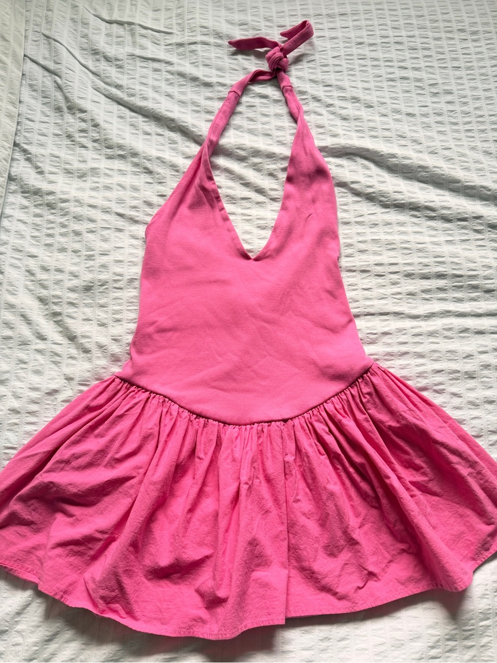 Zara Pink Halter Neck Sundress